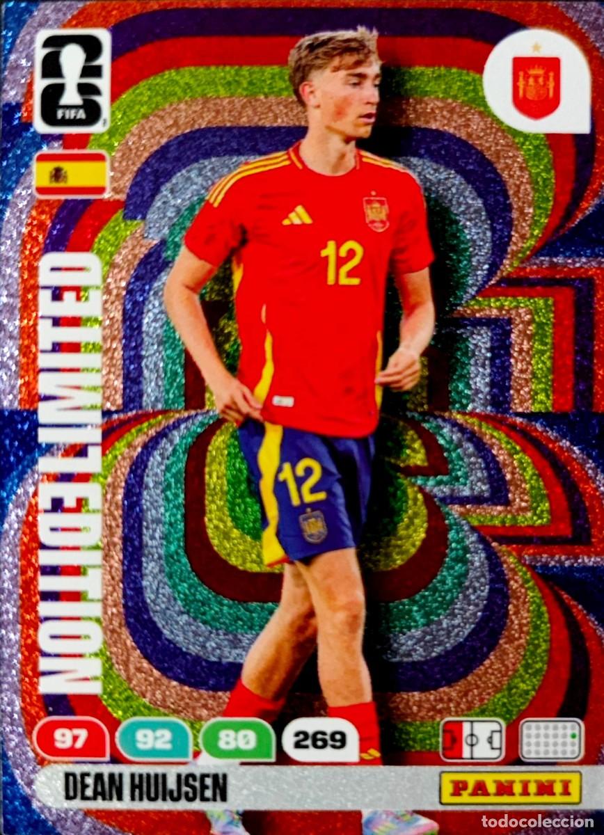 Cromos de f&uacute;tbol: Dean Huijsen - Espa&ntilde;a - Real Madrid - LIMITED EDITION - PANINI Adrenalyn FIFA World Cup 2026