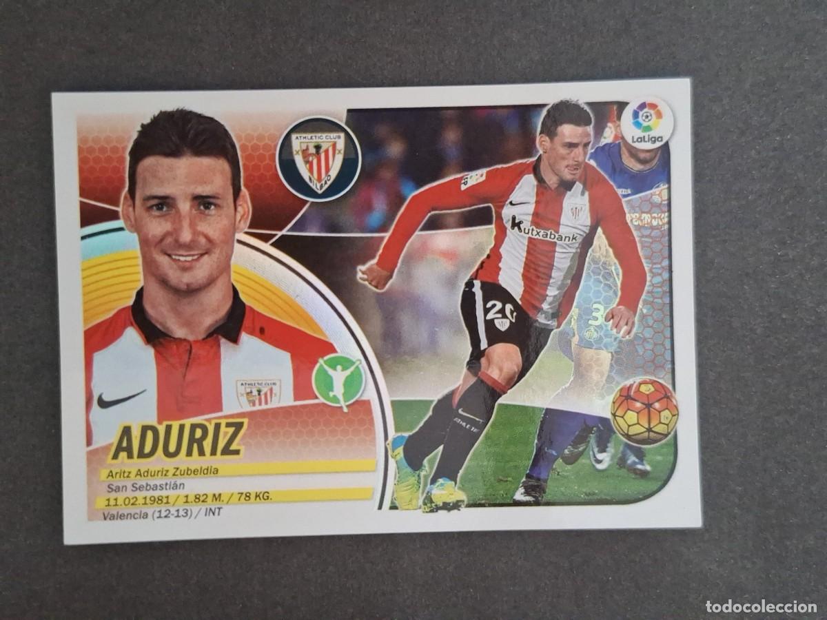 Cromos de f&uacute;tbol: L3 ADURIZ ATHLETIC CLUB DE BILBAO LIGA ESTE 2016 2017 16 17 NUNCA PEGADO SIN PEGAR