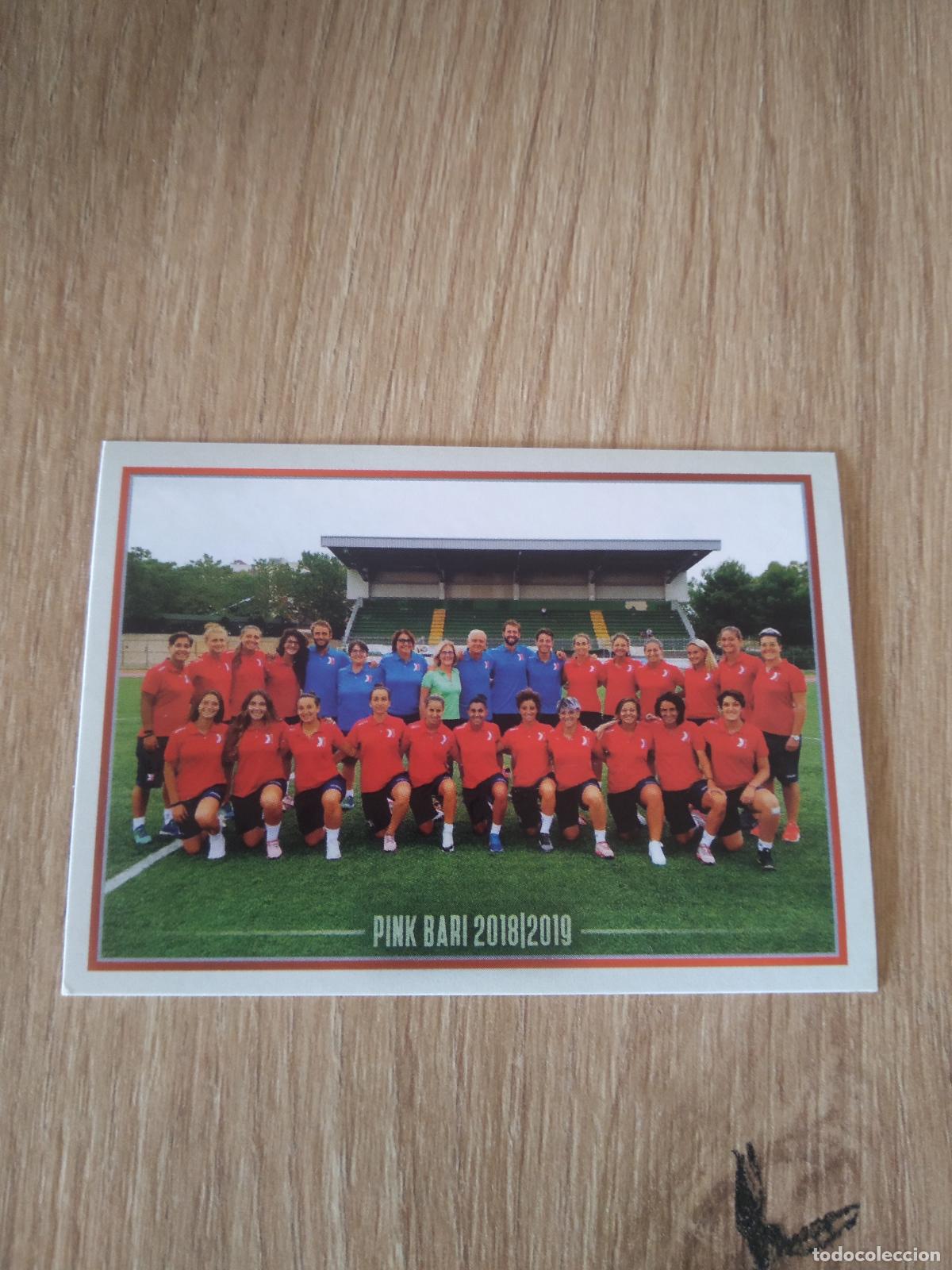Cromos de f&uacute;tbol: 716 EQUIPO PINK BARI CROMO FUTBOL PANINI LIGA ITALIA 18-19 CALCIATORI 2018-2019