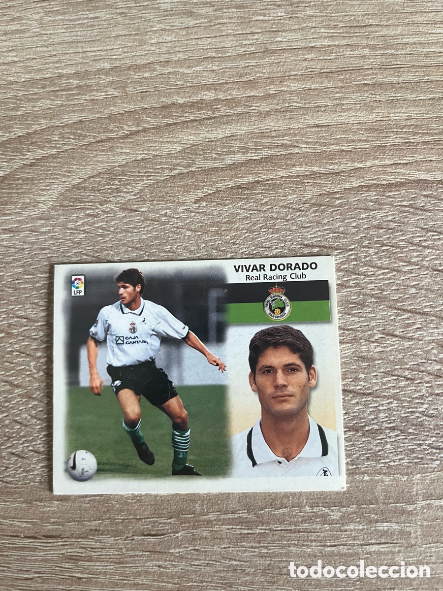 Cromos de f&uacute;tbol: VIVAR DORADO LIGA ESTE EDICIONES ESTE 1999 2000 99 00 RACING DE SANTANDER