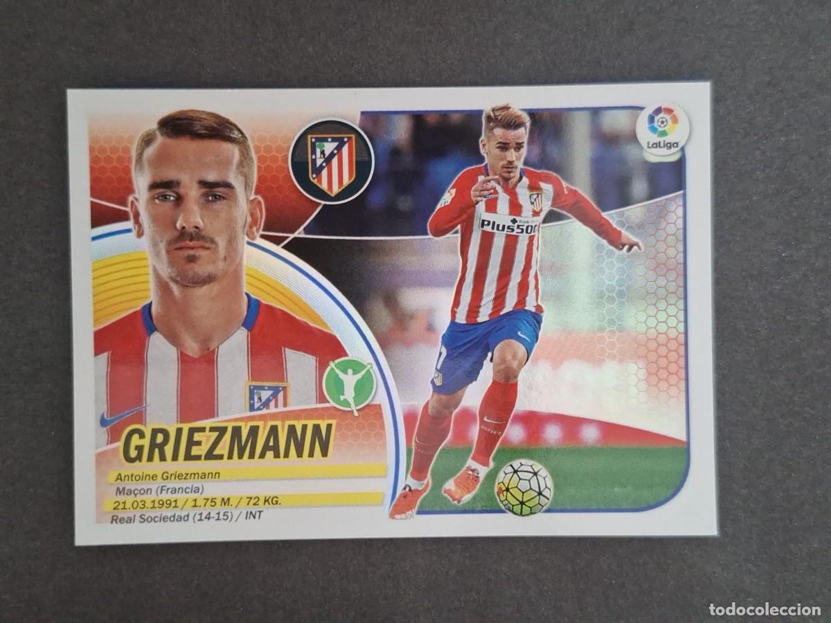 Cromos de f&uacute;tbol: L3 GRIEZMANN ATLETICO DE MADRID LIGA ESTE 2016 2017 16 17 NUNCA PEGADO SIN PEGAR
