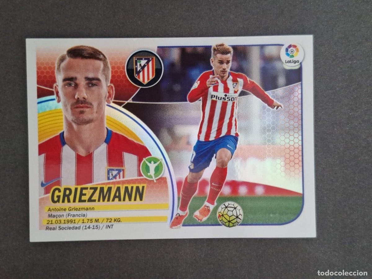 Cromos de f&uacute;tbol: L3 GRIEZMANN ATLETICO DE MADRID LIGA ESTE 2016 2017 16 17 NUNCA PEGADO SIN PEGAR