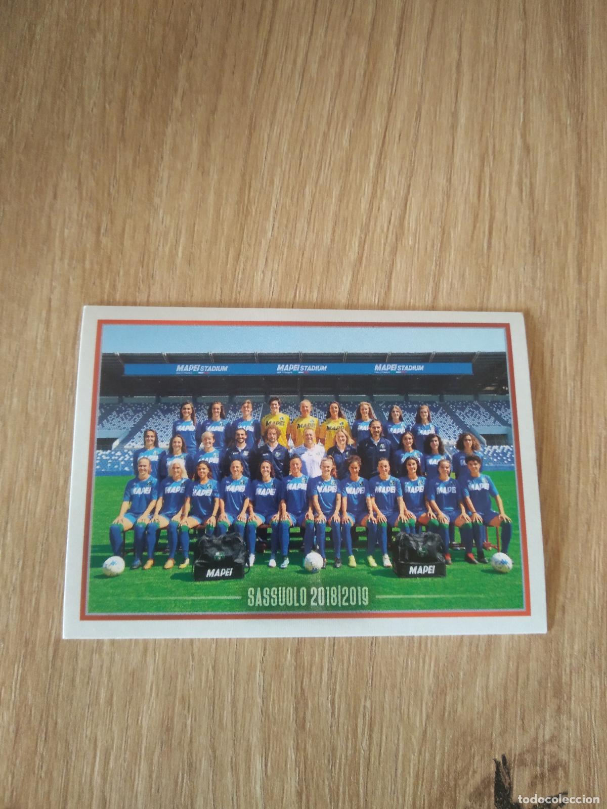 Cromos de f&uacute;tbol: 718 EQUIPO SASSUOLO CROMO FUTBOL PANINI LIGA ITALIA 18-19 CALCIATORI 2018-2019