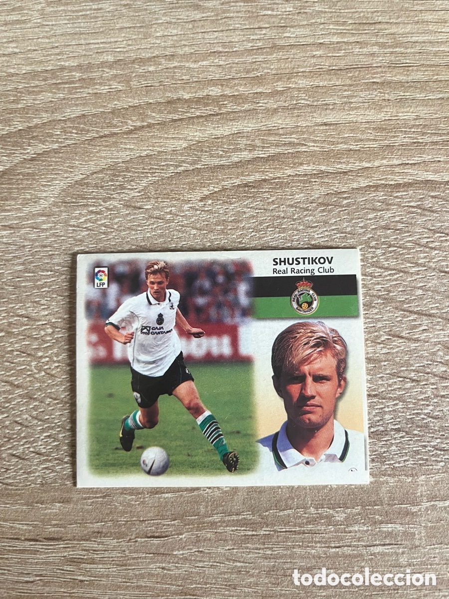 Cromos de f&uacute;tbol: SHUSTIKOV LIGA ESTE EDICIONES ESTE 1999 2000 99 00 RACING DE SANTANDER