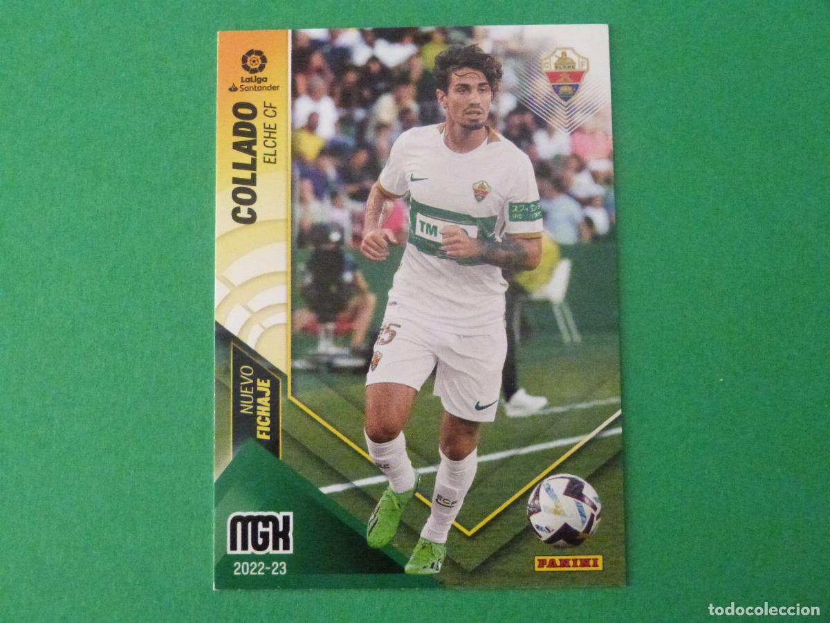 Cromos de f&uacute;tbol: TRADING CARD FUTBOL COLLADO ELCHE C.F. N&ordm; 482 LIGA MEGACRACKS 2022-2023/22-23 PANINI