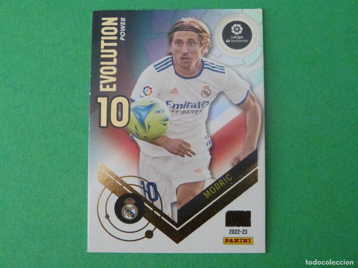 Cromos de f&uacute;tbol: TRADING CARD FUTBOL MODRIC REAL MADRID C.F. N&ordm; P395 LIGA MEGACRACKS 2022-2023/22-23 PANINI