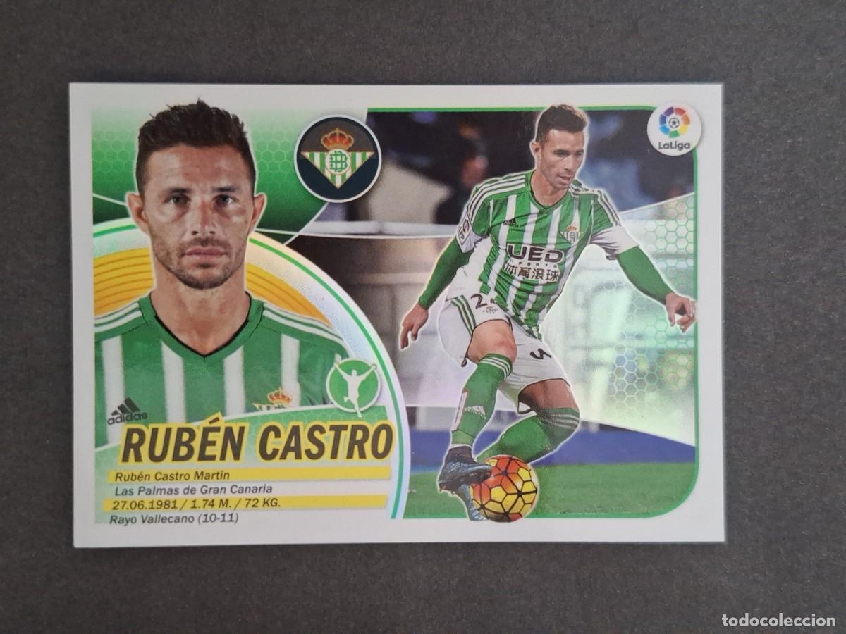 Cromos de f&uacute;tbol: L3 RUBEN CASTRO REAL BETIS BALOMPIE LIGA ESTE 2016 2017 16 17 NUNCA PEGADO SIN PEGAR
