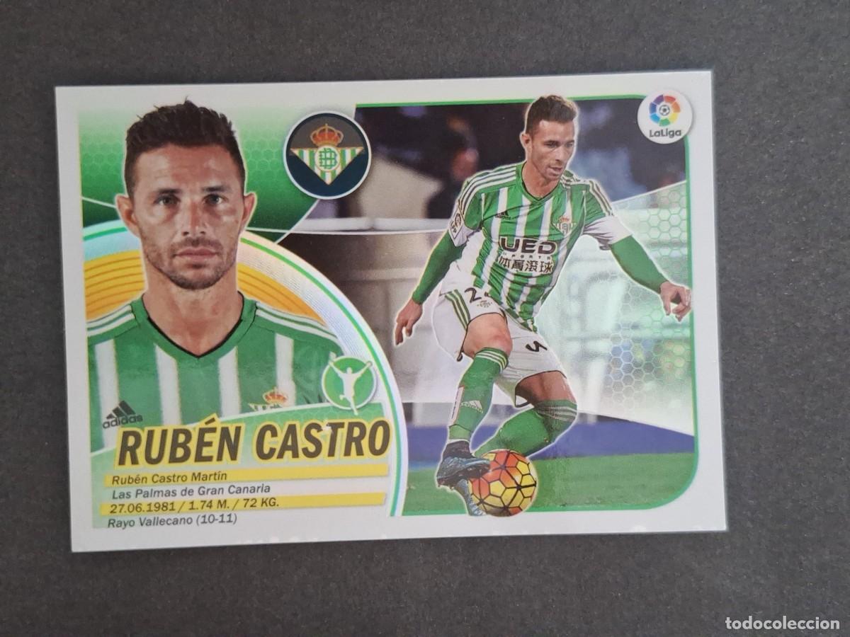 Cromos de f&uacute;tbol: L3 RUBEN CASTRO REAL BETIS BALOMPIE LIGA ESTE 2016 2017 16 17 NUNCA PEGADO SIN PEGAR