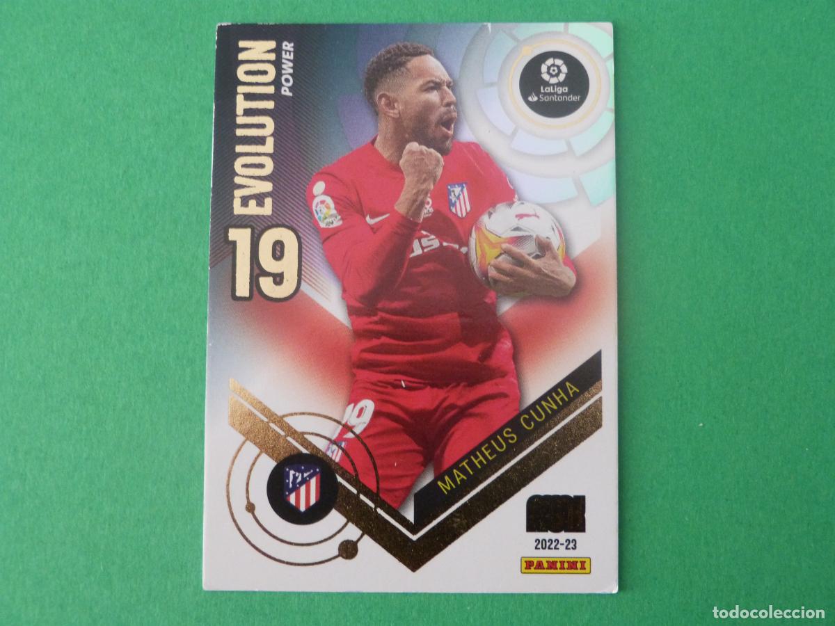 Cromos de f&uacute;tbol: TRADING CARD FUTBOL MATHEUS CUNHA ATLETICO DE MADRID N&ordm; P394 LIGA MEGACRACKS 2022-2023/22-23 PANINI