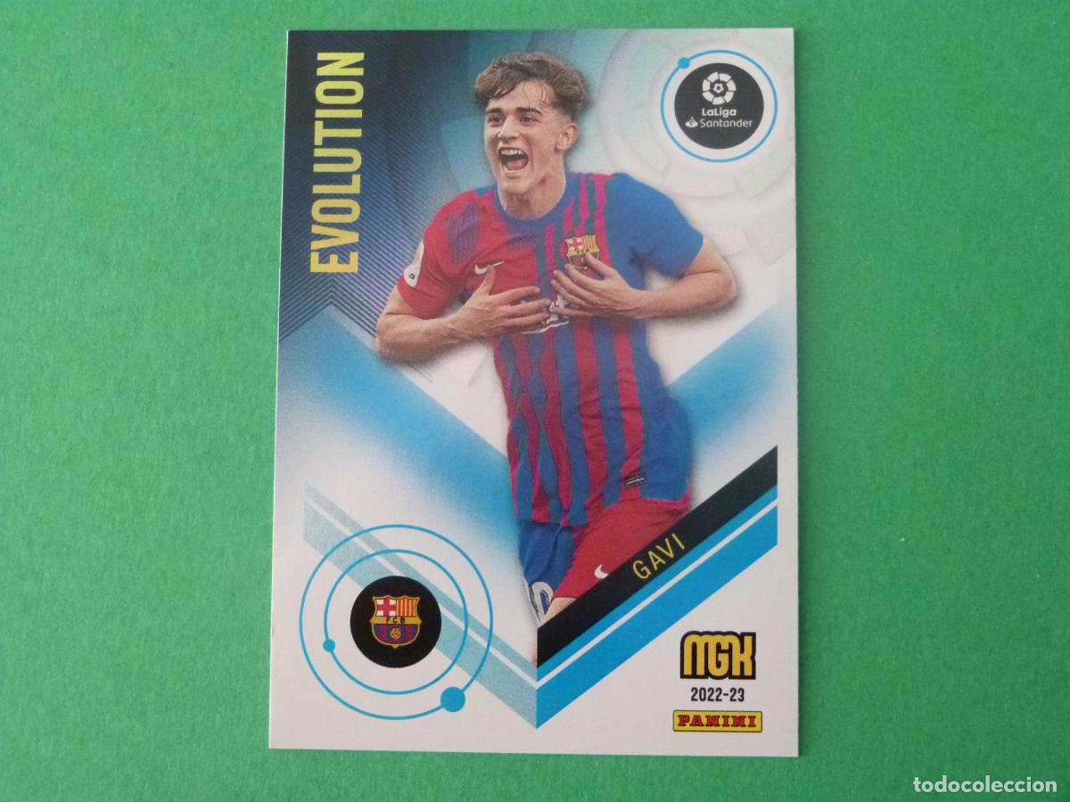 Cromos de Futebol: TRADING CARD FUTBOL GAVI F.C. BARCELONA N&ordm; 386 LIGA MEGACRACKS 2022-2023/22-23 PANINI