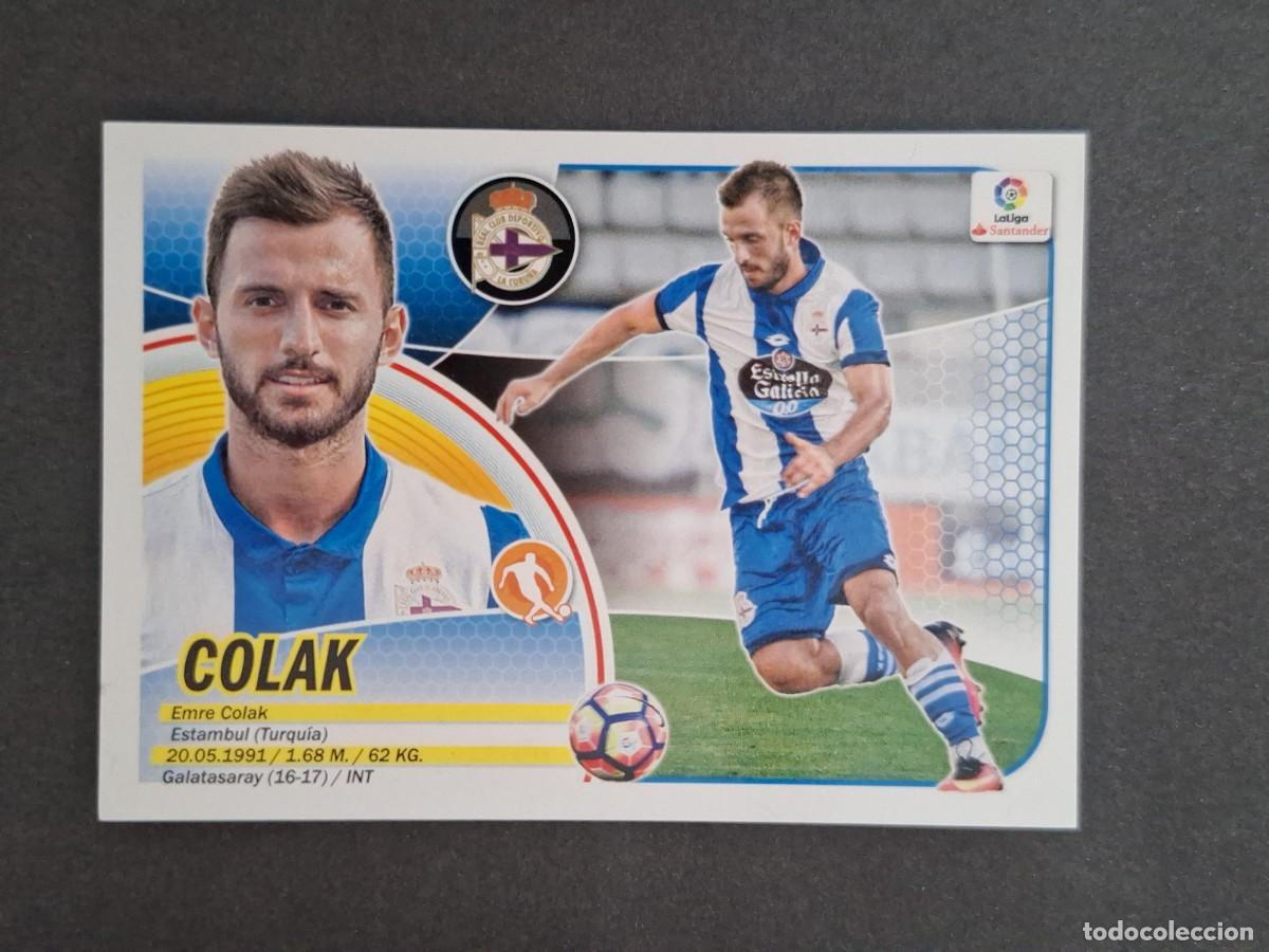 Cromos de Futebol: L3 COLAK DEPORTIVO DE LA CORU&Ntilde;A LIGA ESTE 2016 2017 16 17 NUNCA PEGADO SIN PEGAR