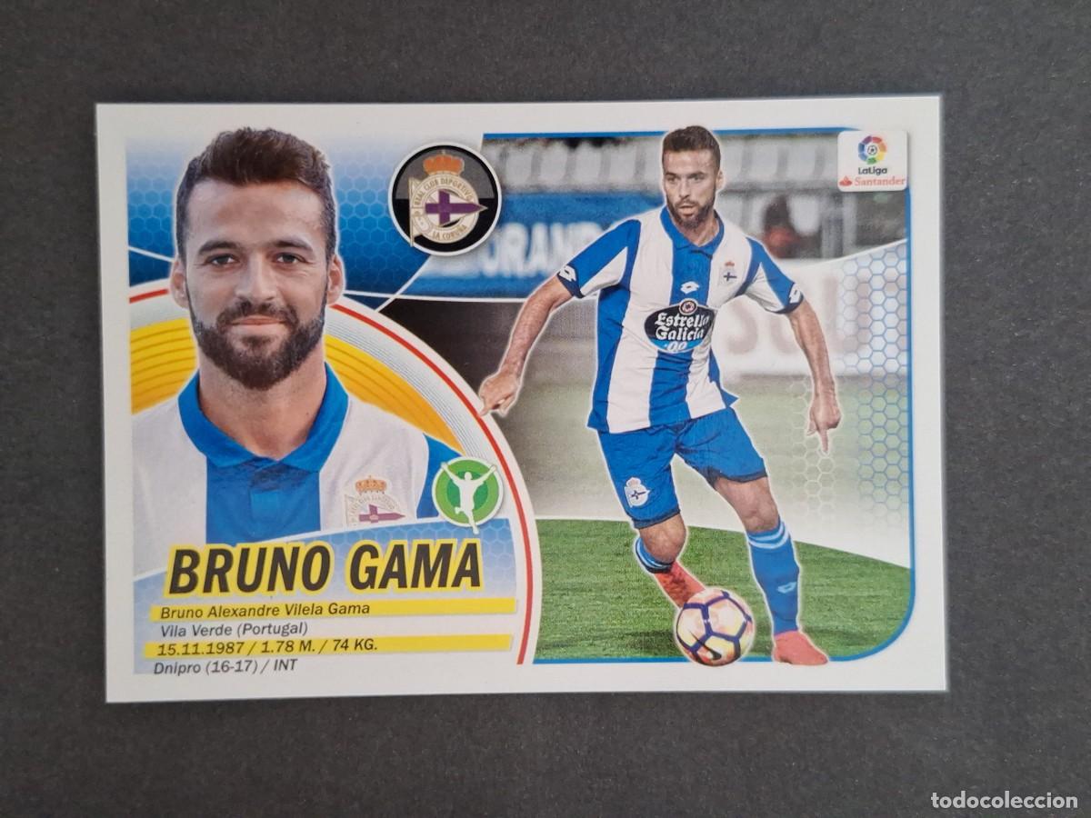 Cromos de Futebol: L3 BRUNO GAMA DEPORTIVO DE LA CORU&Ntilde;A LIGA ESTE 2016 2017 16 17 NUNCA PEGADO SIN PEGAR