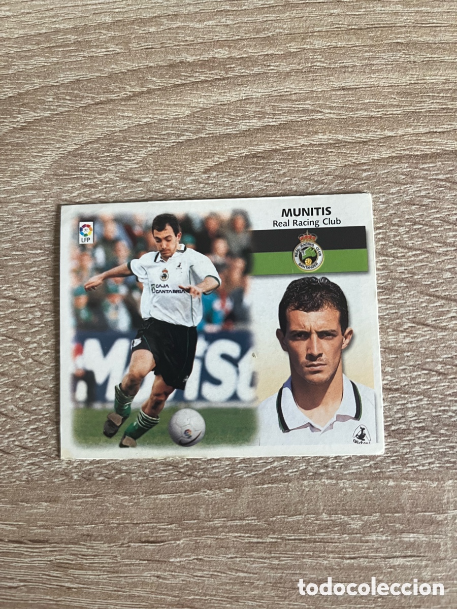 Cromos de f&uacute;tbol: MUNITIS LIGA ESTE EDICIONES ESTE 1999 2000 99 00 RACING DE SANTANDER