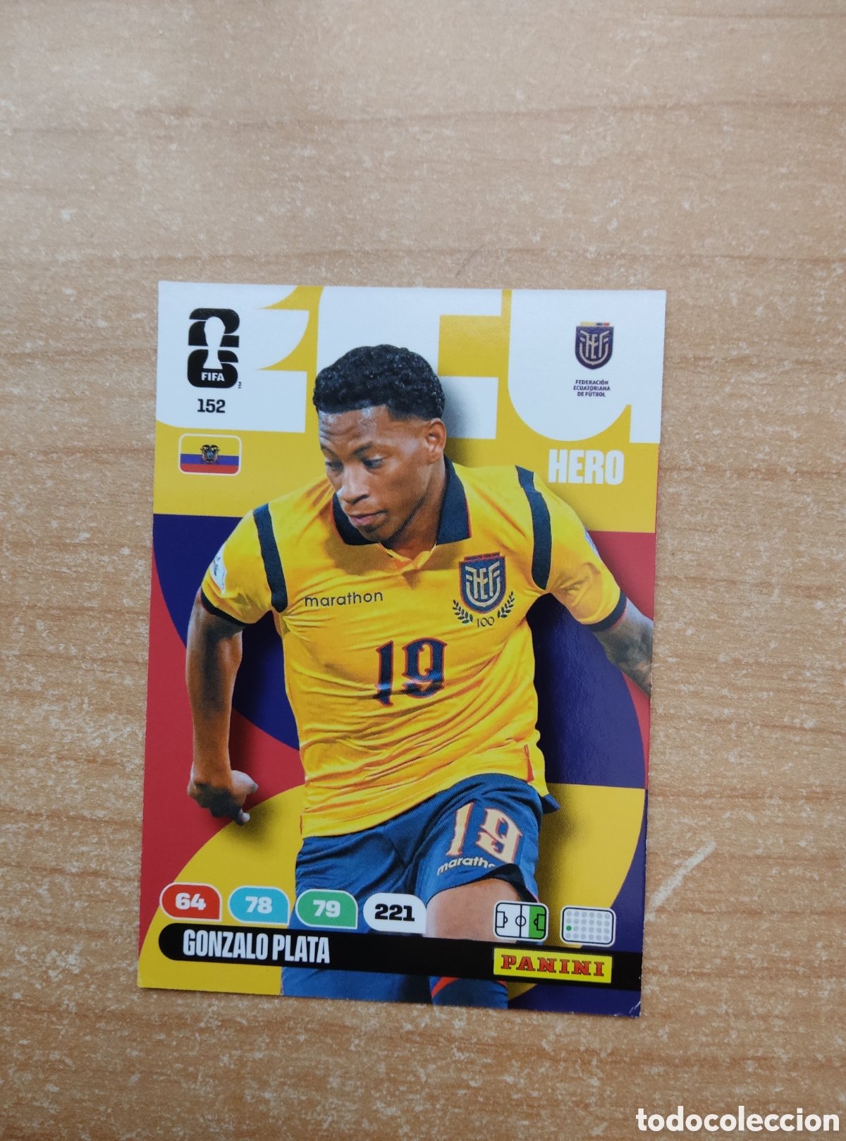 Cromos de f&uacute;tbol: 152 GONZALO PLATA ECUADOR ADRENALYN XL MUNDIAL 2026