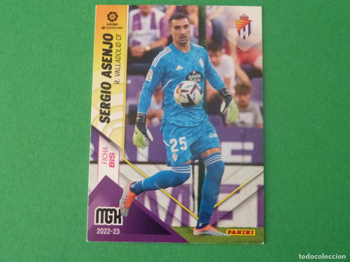Cromos de f&uacute;tbol: TRADING CARD FUTBOL SERGIO ASENJO REAL VALLADOLID N&ordm; 336 BIS LIGA MEGACRACKS 2022-2023/22-23 PANINI