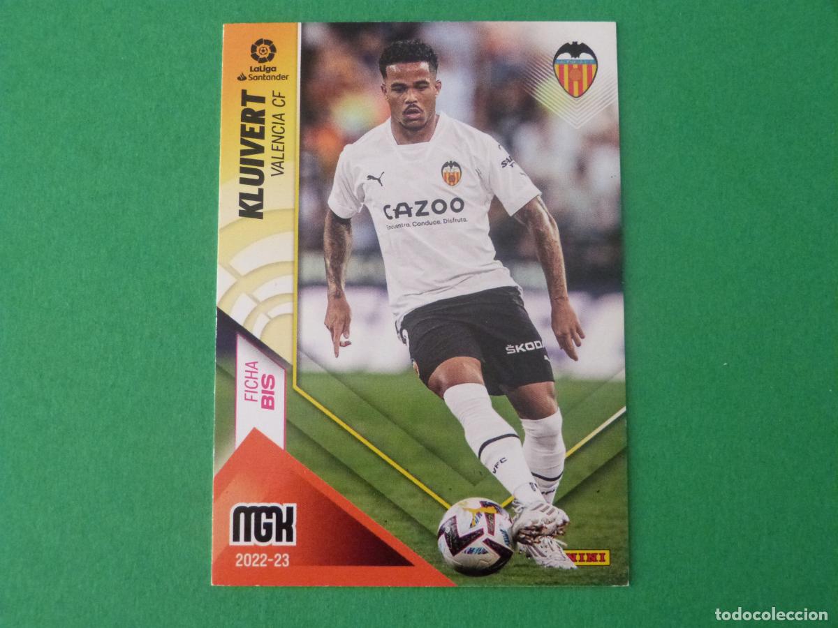 Cromos de f&uacute;tbol: TRADING CARD FUTBOL KLUIVERT VALENCIA C.F. N&ordm; 333 BIS LIGA MEGACRACKS 2022-2023/22-23 PANINI