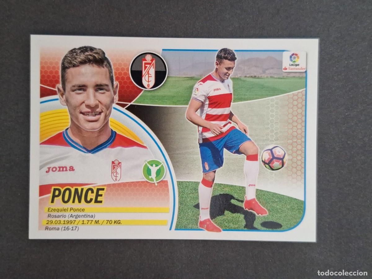 Cromos de f&uacute;tbol: L3 PONCE GRANADA C. F. LIGA ESTE 2016 2017 16 17 NUNCA PEGADO SIN PEGAR
