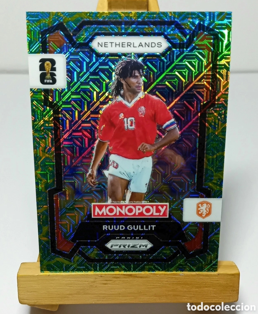 Cromos de f&uacute;tbol: RUUD GULLIT 2026 HOLANDA HAT TRICK MOJO MONOPOLY PRIZM PANINI.