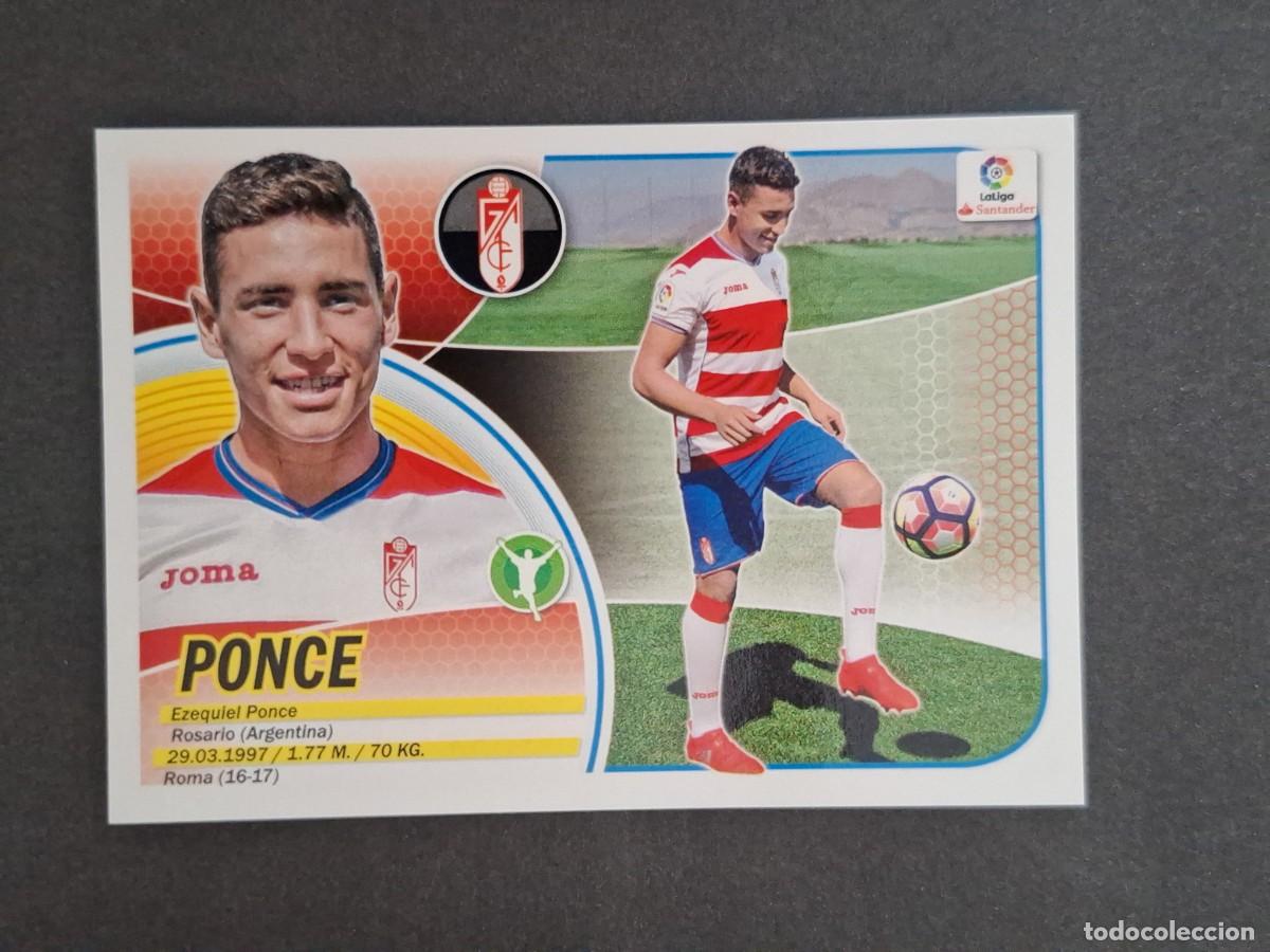 Cromos de f&uacute;tbol: L3 PONCE GRANADA C. F. LIGA ESTE 2016 2017 16 17 NUNCA PEGADO SIN PEGAR