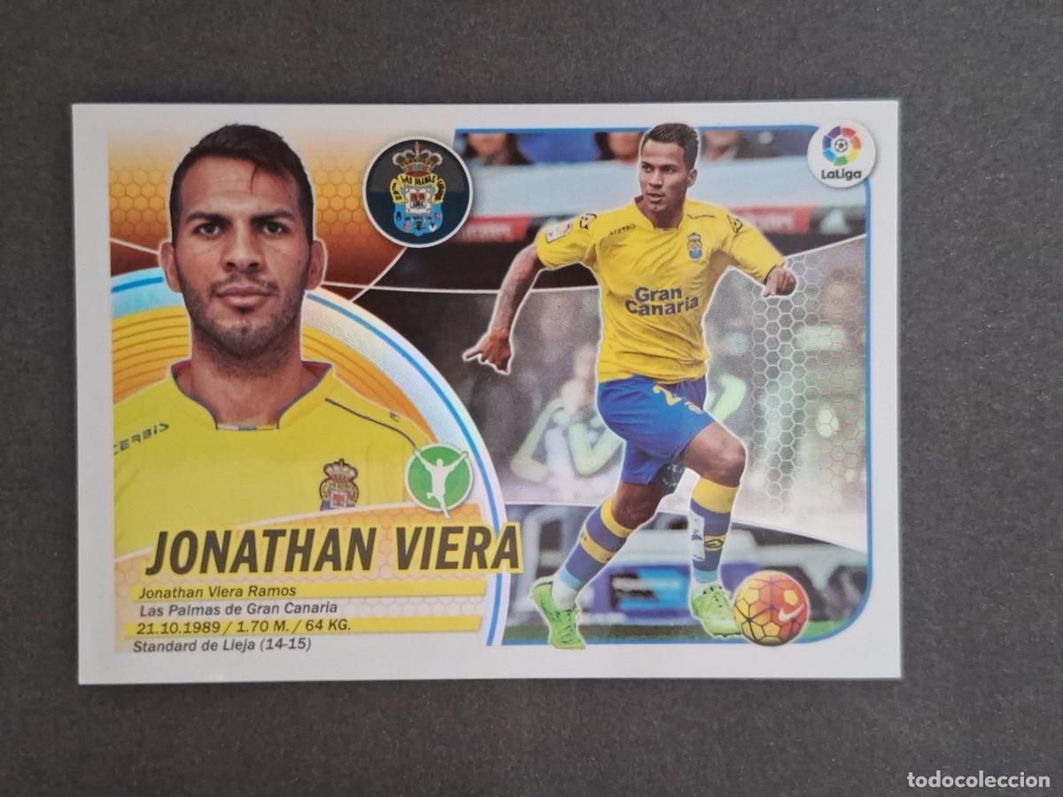 Cromos de f&uacute;tbol: L3 JONATHAN VIERA U. D. LAS PALMAS LIGA ESTE 2016 2017 16 17 NUNCA PEGADO SIN PEGAR