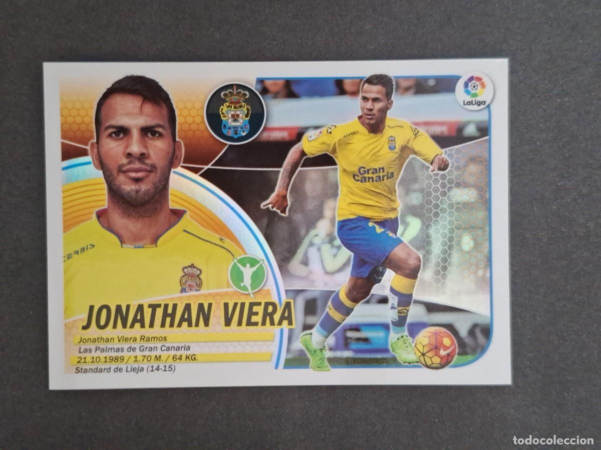 Cromos de f&uacute;tbol: L3 JONATHAN VIERA U. D. LAS PALMAS LIGA ESTE 2016 2017 16 17 NUNCA PEGADO SIN PEGAR