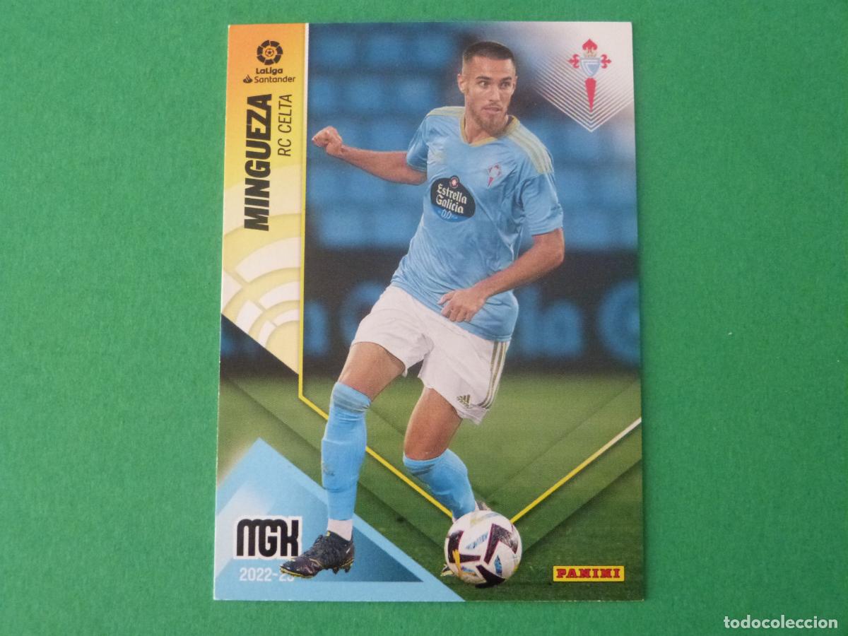 Cromos de f&uacute;tbol: TRADING CARD FUTBOL MINGUEZA CELTA DE VIGO N&ordm; 123 LIGA MEGACRACKS 2022-2023/22-23 PANINI