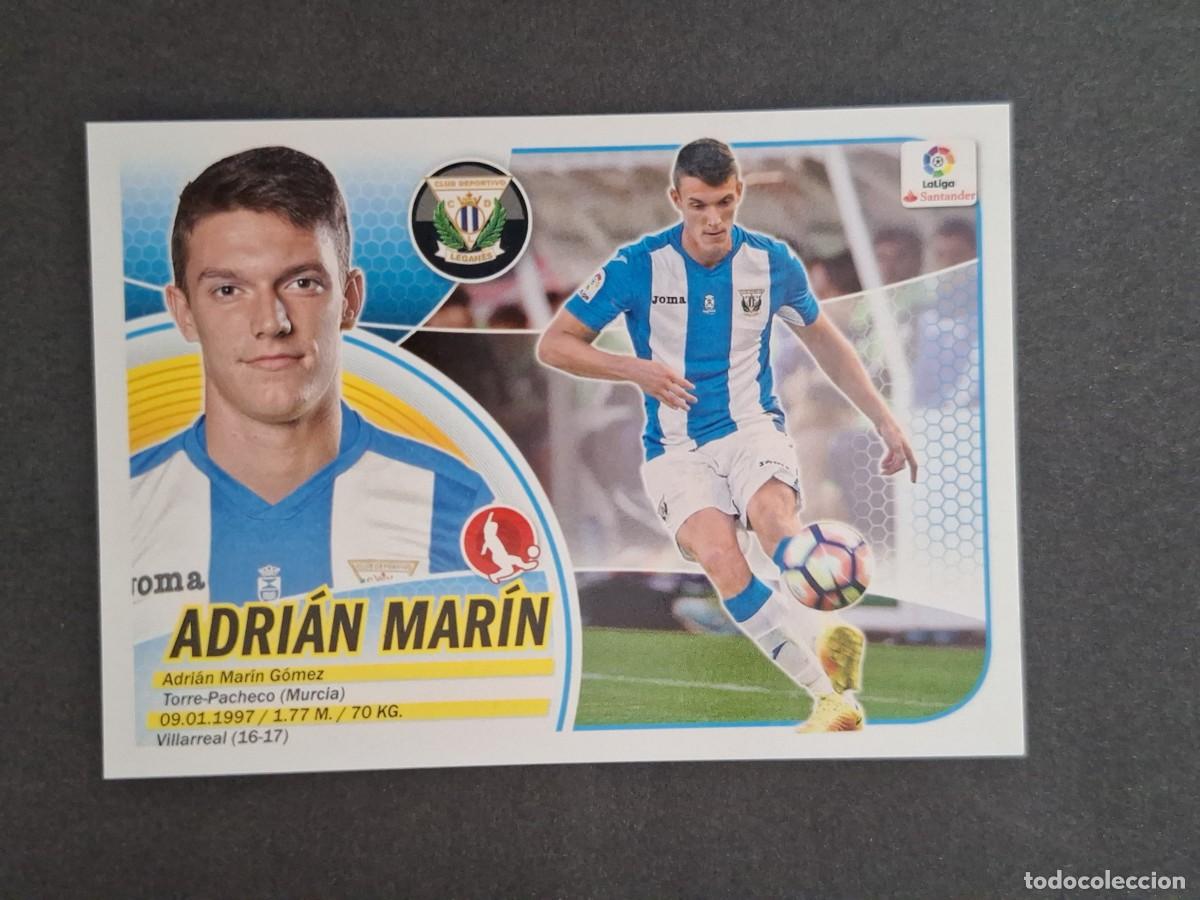 Cromos de f&uacute;tbol: L3 ADRIAN MARIN C. D. LEGANES LIGA ESTE 2016 2017 16 17 NUNCA PEGADO SIN PEGAR