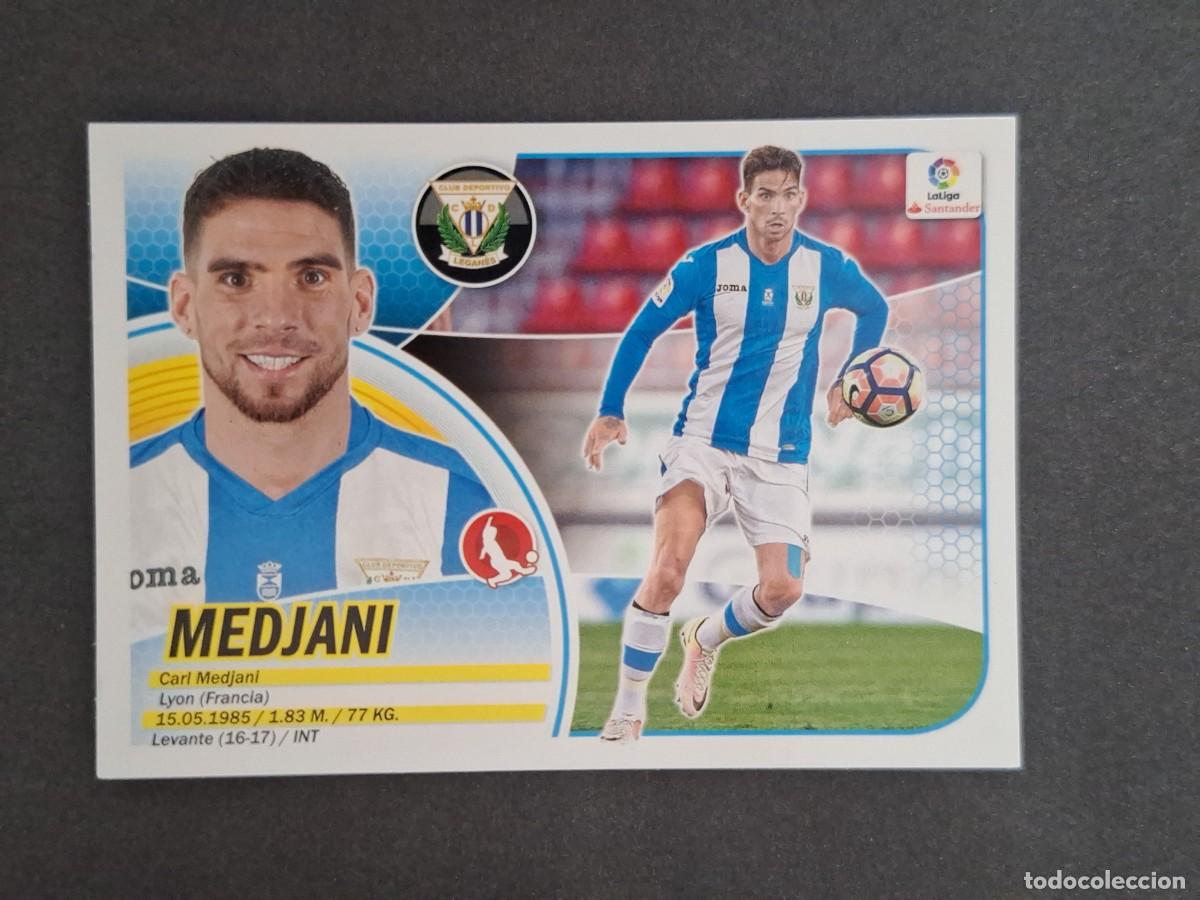 Cromos de f&uacute;tbol: L3 MEDJANI C. D. LEGANES LIGA ESTE 2016 2017 16 17 NUNCA PEGADO SIN PEGAR