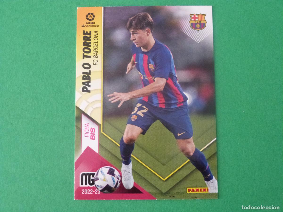 Cromos de f&uacute;tbol: TRADING CARD FUTBOL PABLO TORRE F.C. BARCELONA N&ordm; 79 BIS LIGA MEGACRACKS 2022-2023/22-23 PANINI