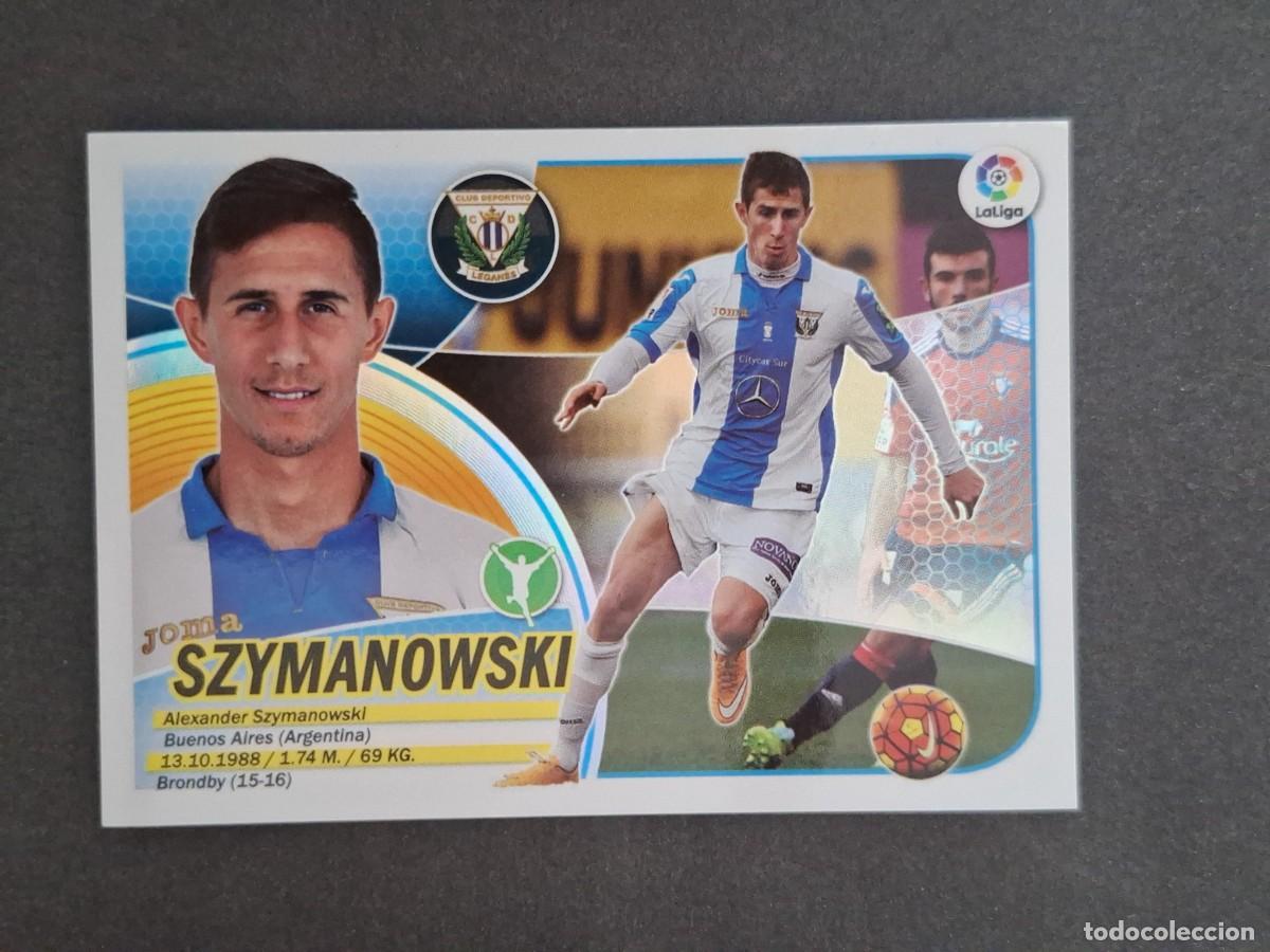Cromos de f&uacute;tbol: L3 SZYMANOWSKI C. D. LEGANES LIGA ESTE 2016 2017 16 17 NUNCA PEGADO SIN PEGAR