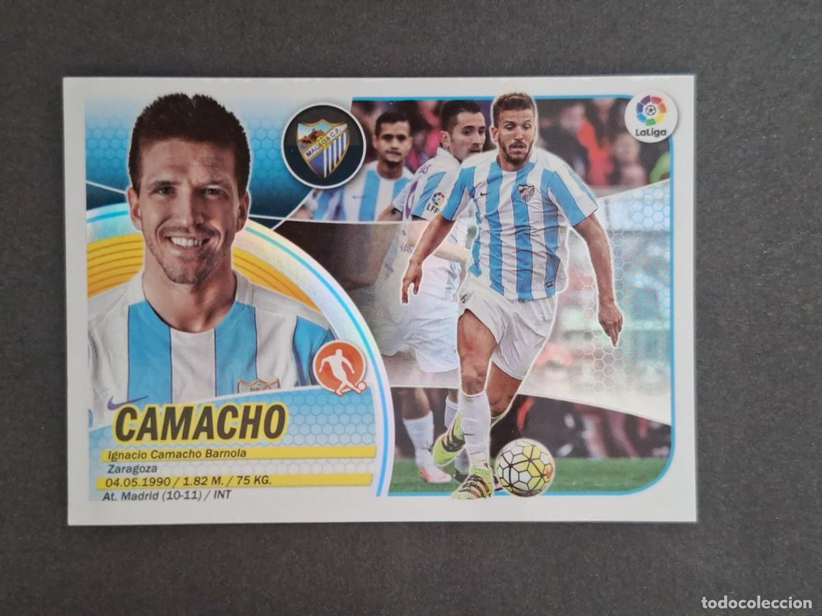 Cromos de f&uacute;tbol: L3 CAMACHO MALAGA C. F. LIGA ESTE 2016 2017 16 17 NUNCA PEGADO SIN PEGAR