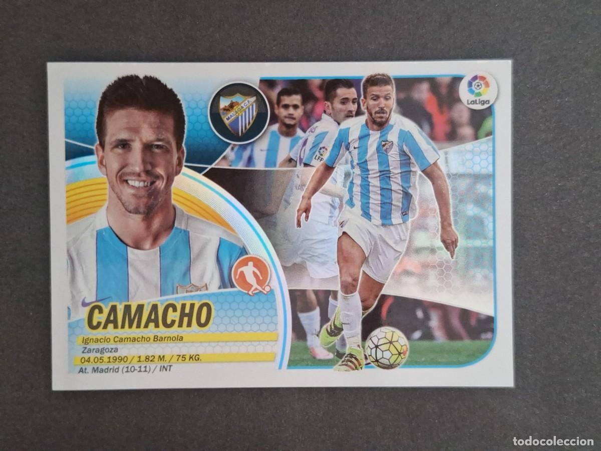 Cromos de f&uacute;tbol: L3 CAMACHO MALAGA C. F. LIGA ESTE 2016 2017 16 17 NUNCA PEGADO SIN PEGAR