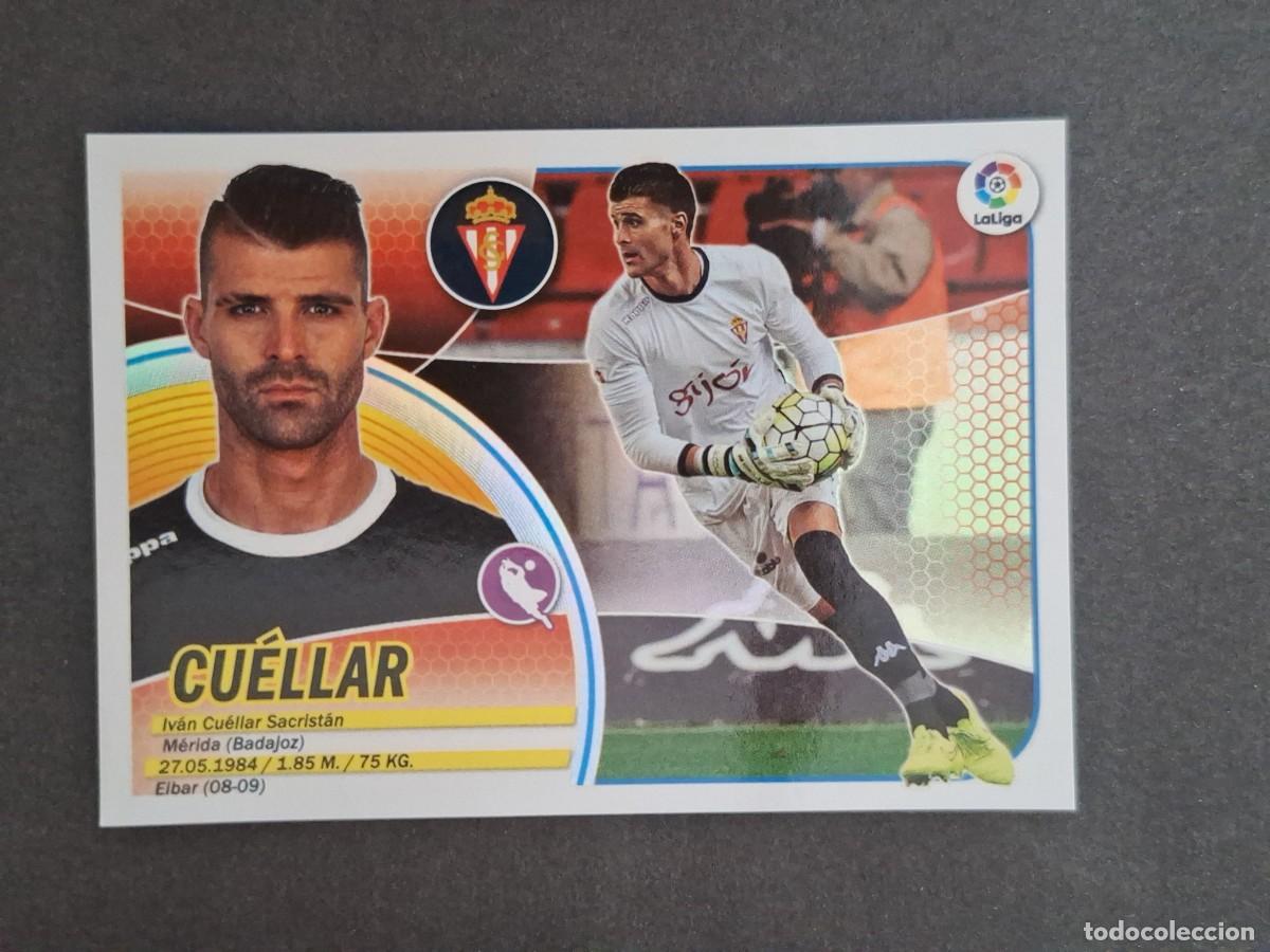 Figurine di Calcio: L3 CUELLAR SPORTING DE GIJON LIGA ESTE 2016 2017 16 17 NUNCA PEGADO SIN PEGAR