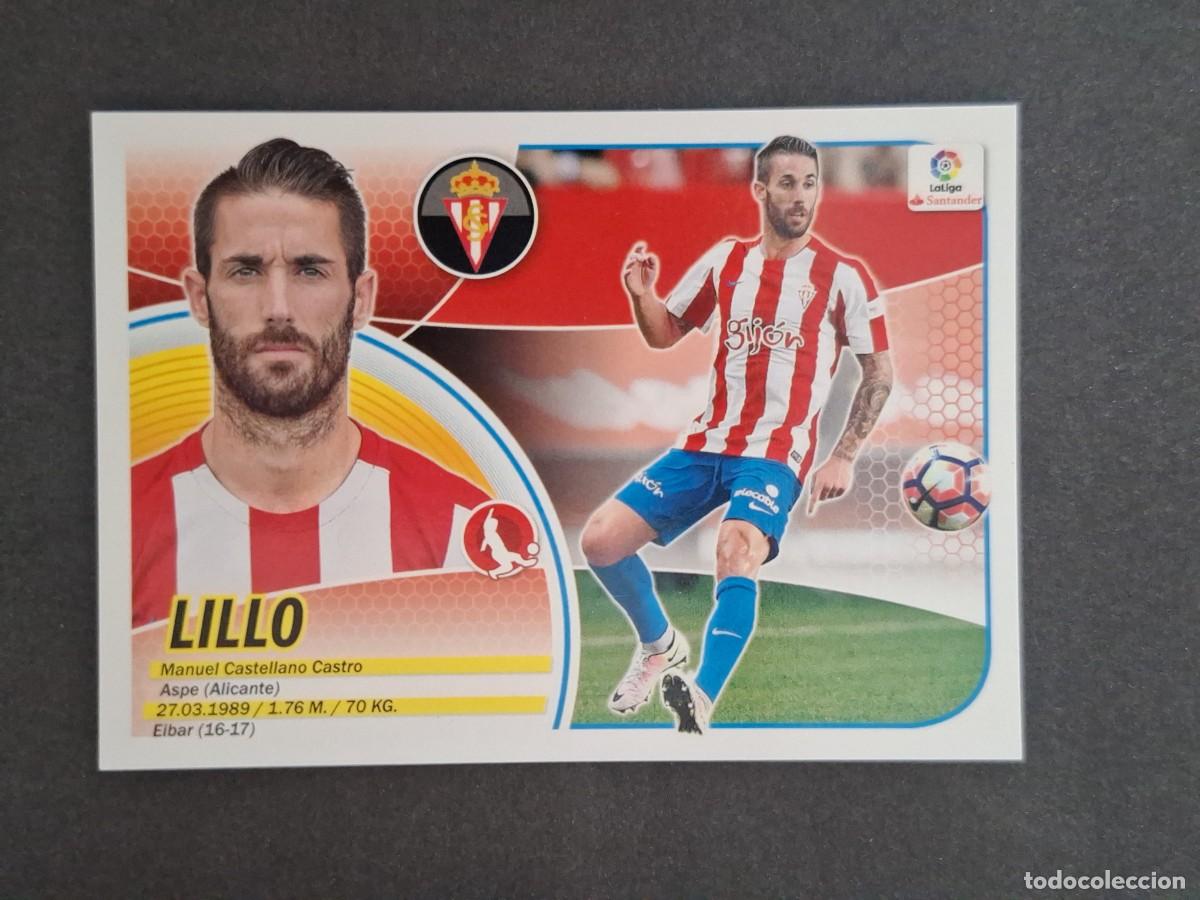 Figurine di Calcio: L3 LILLO SPORTING DE GIJON LIGA ESTE 2016 2017 16 17 NUNCA PEGADO SIN PEGAR