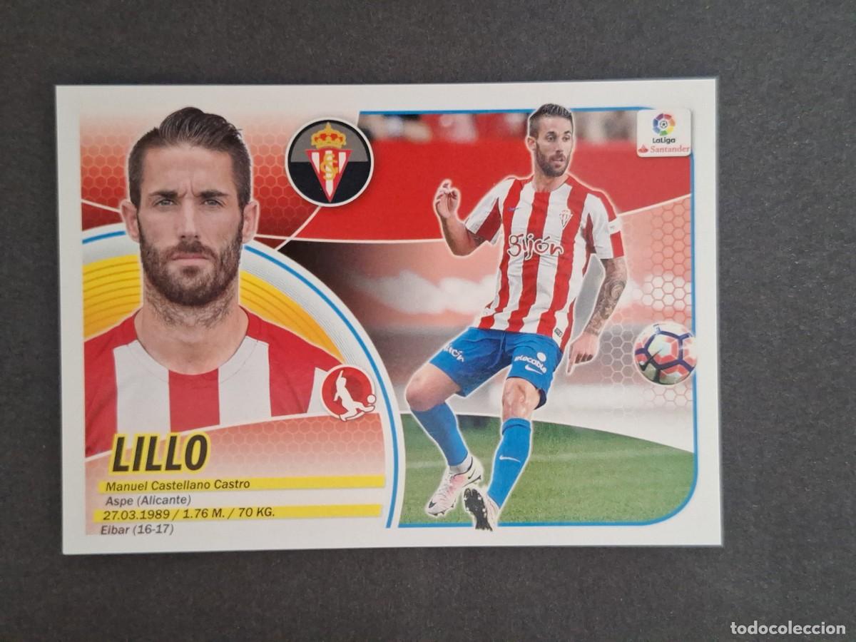 Figurine di Calcio: L3 LILLO SPORTING DE GIJON LIGA ESTE 2016 2017 16 17 NUNCA PEGADO SIN PEGAR