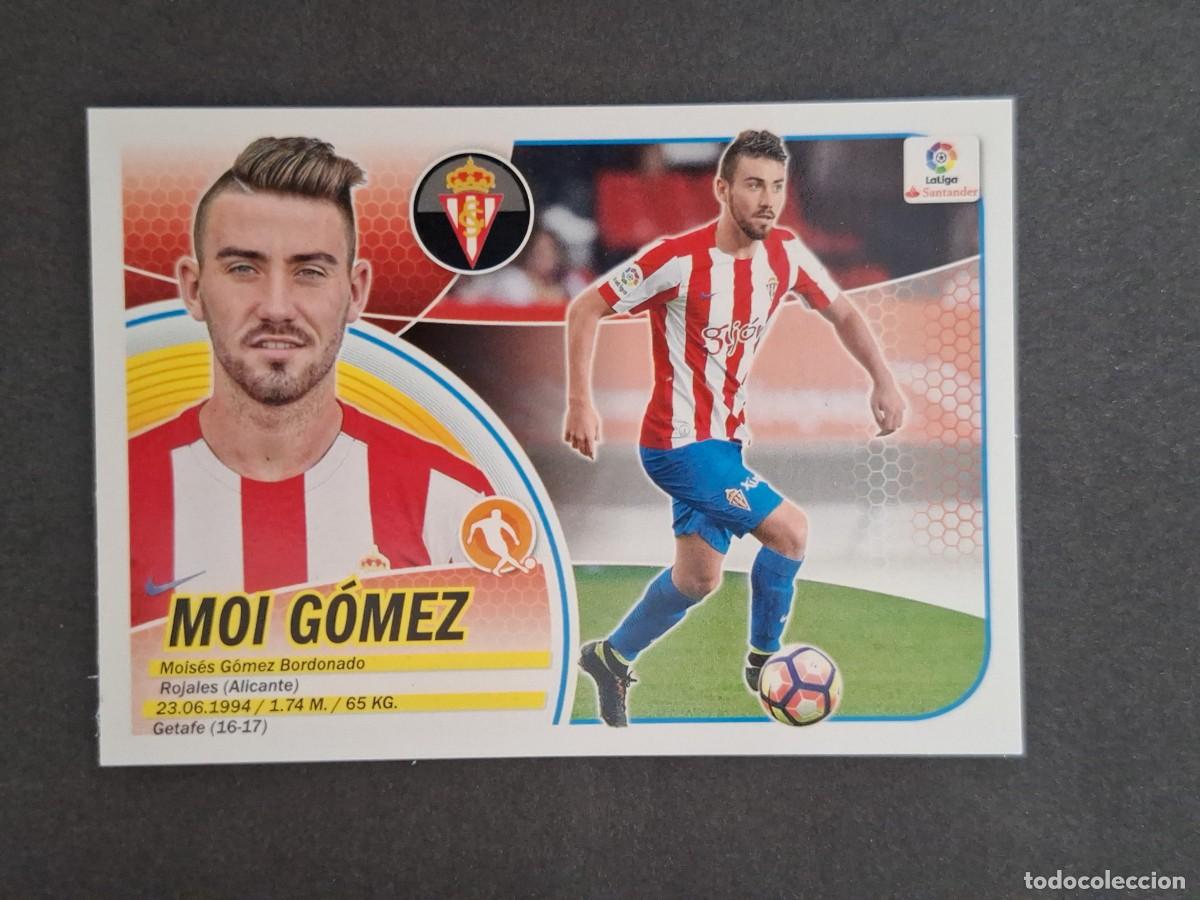 Cromos de f&uacute;tbol: L3 MOI GOMEZ SPORTING DE GIJON LIGA ESTE 2016 2017 16 17 NUNCA PEGADO SIN PEGAR