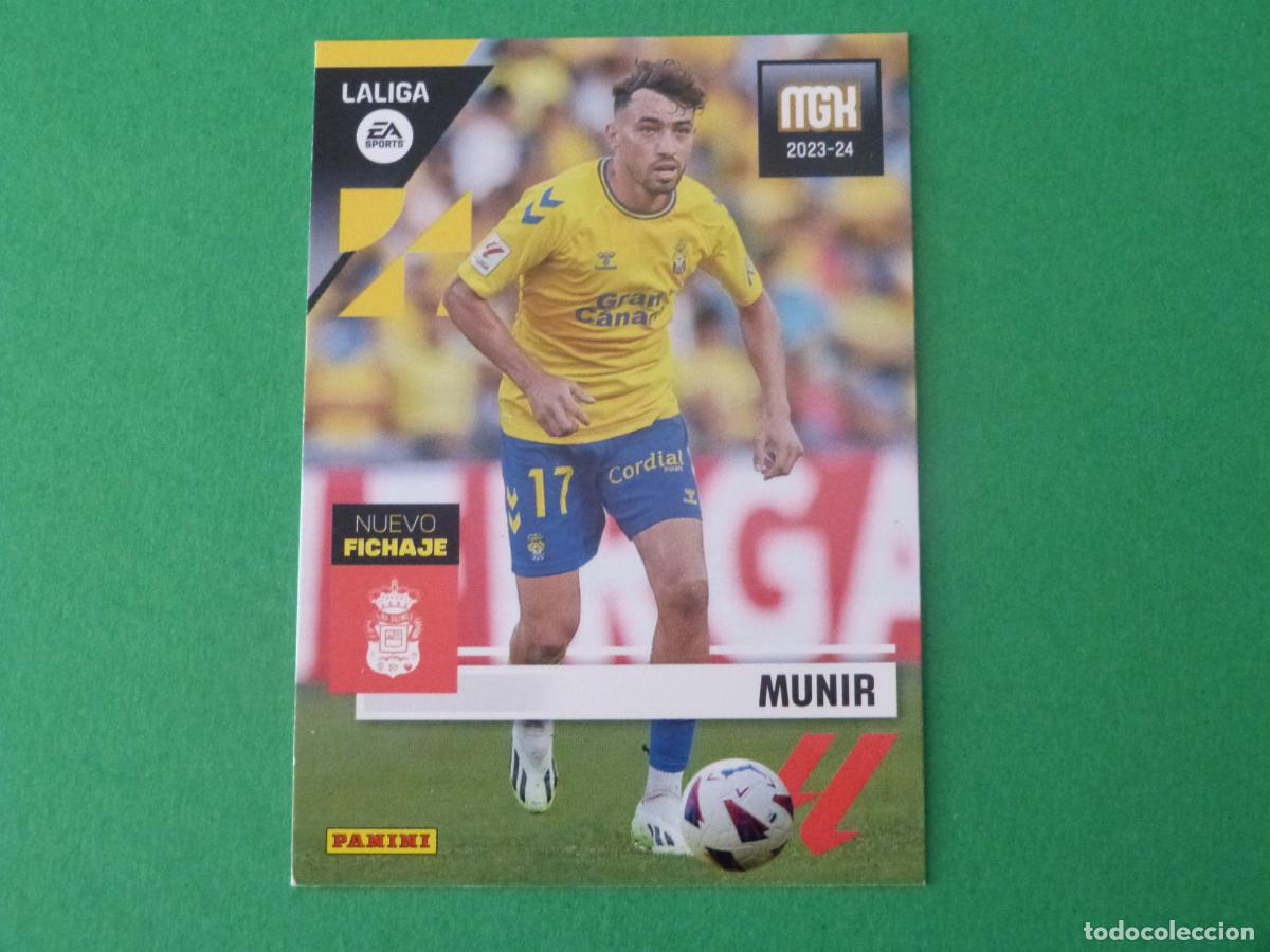 Cromos de f&uacute;tbol: TRADING CARD FUTBOL MUNIR U.D. LAS PALMAS N&ordm; 474 LIGA MEGACRACKS 2023-2024/23-24 PANINI