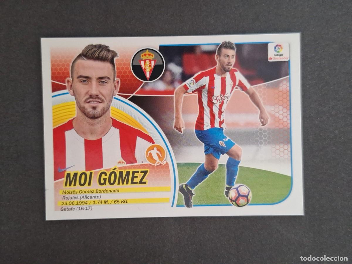 Cromos de f&uacute;tbol: L3 MOI GOMEZ SPORTING DE GIJON LIGA ESTE 2016 2017 16 17 NUNCA PEGADO SIN PEGAR