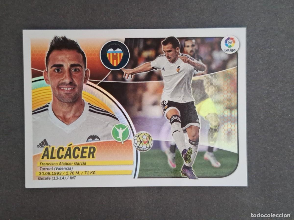 Cromos de f&uacute;tbol: L3 ALCACER VALENCIA C. F. LIGA ESTE 2016 2017 16 17 NUNCA PEGADO SIN PEGAR