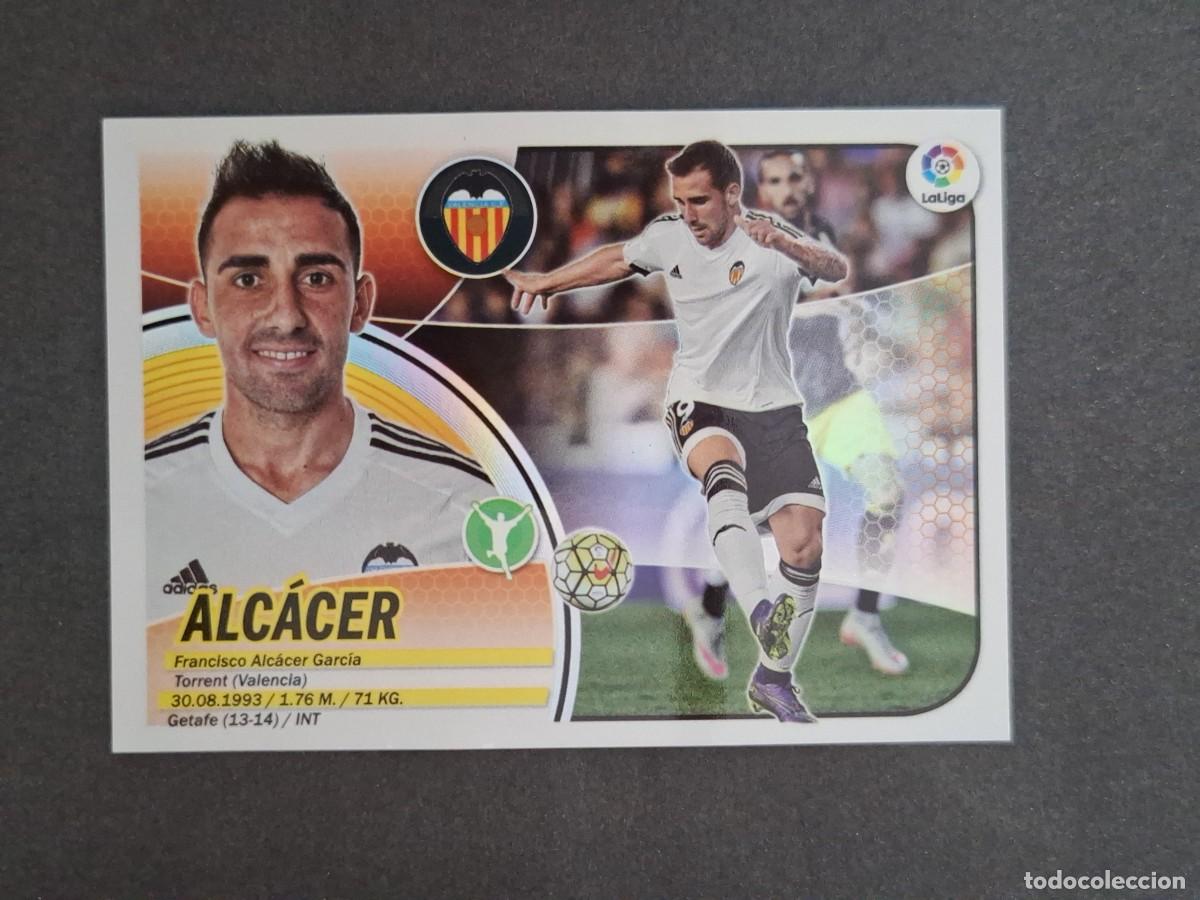 Cromos de f&uacute;tbol: L3 ALCACER VALENCIA C. F. LIGA ESTE 2016 2017 16 17 NUNCA PEGADO SIN PEGAR