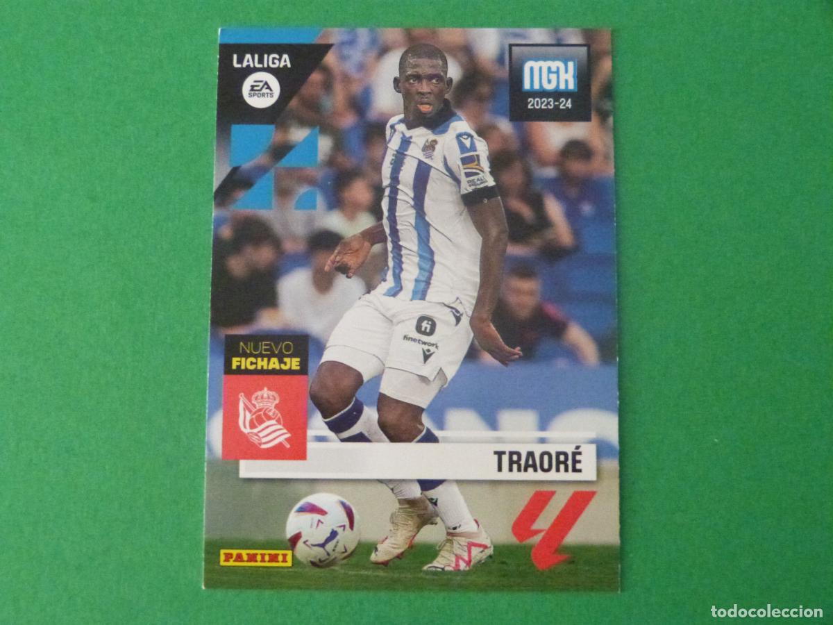 Cromos de f&uacute;tbol: TRADING CARD FUTBOL TRAORE REAL SOCIEDAD N&ordm; 450 LIGA MEGACRACKS 2023-2024/23-24 PANINI