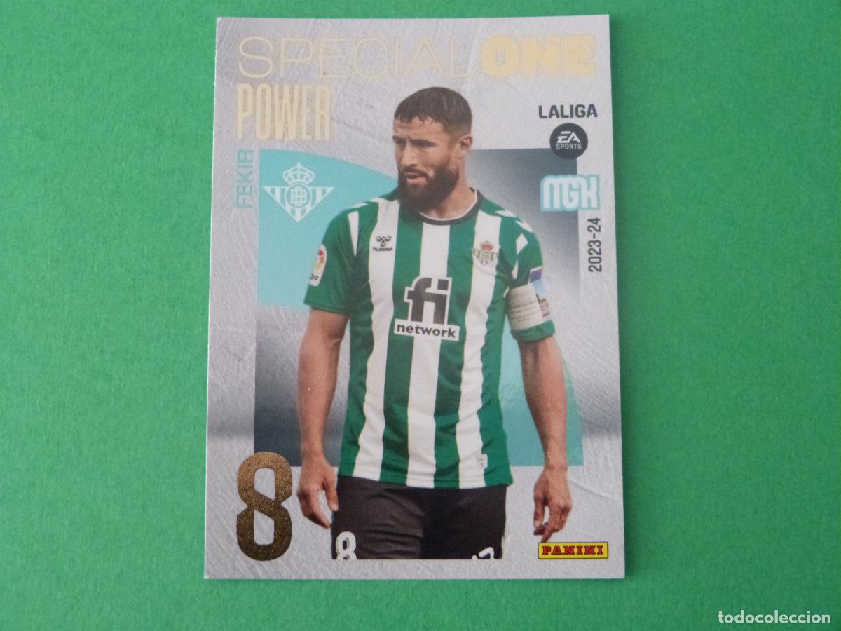 Cromos de Futebol: TRADING CARD FUTBOL FEKIR REAL BETIS BALOMPIE N&ordm; P391 LIGA MEGACRACKS 2023-2024/23-24 PANINI