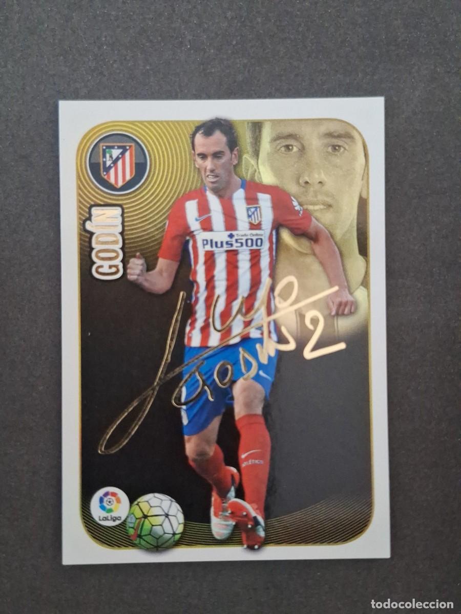 Cromos de Futebol: L3 GODIN ATLETICO DE MADRID SERIE ORO LIGA ESTE 2016 2017 16 17 NUNCA PEGADO SIN PEGAR