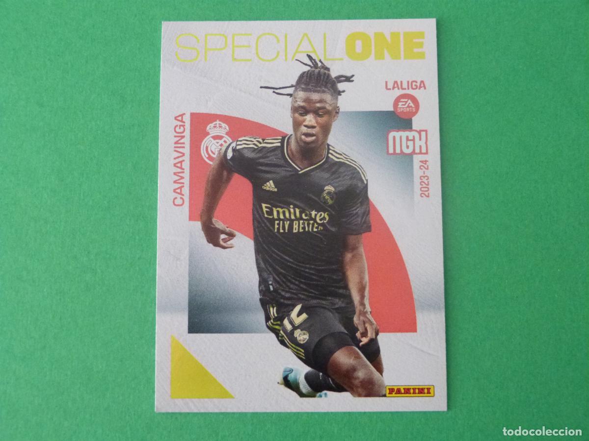 Cromos de f&uacute;tbol: TRADING CARD FUTBOL CAMAVINGA REAL MADRID C.F. N&ordm; 386 LIGA MEGACRACKS 2023-2024/23-24 PANINI