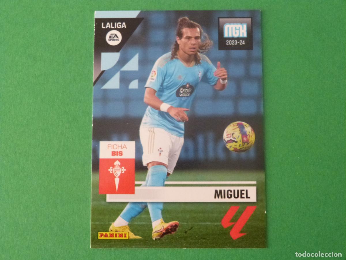 Cromos de f&uacute;tbol: TRADING CARD FUTBOL MIGUEL CELTA DE VIGO N&ordm; 158 BIS LIGA MEGACRACKS 2023-2024/23-24 PANINI