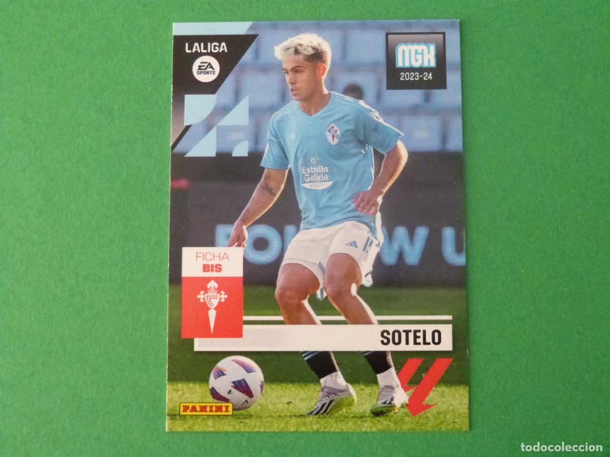 Cromos de f&uacute;tbol: TRADING CARD FUTBOL SOTELO CELTA DE VIGO N&ordm; 155 BIS LIGA MEGACRACKS 2023-2024/23-24 PANINI
