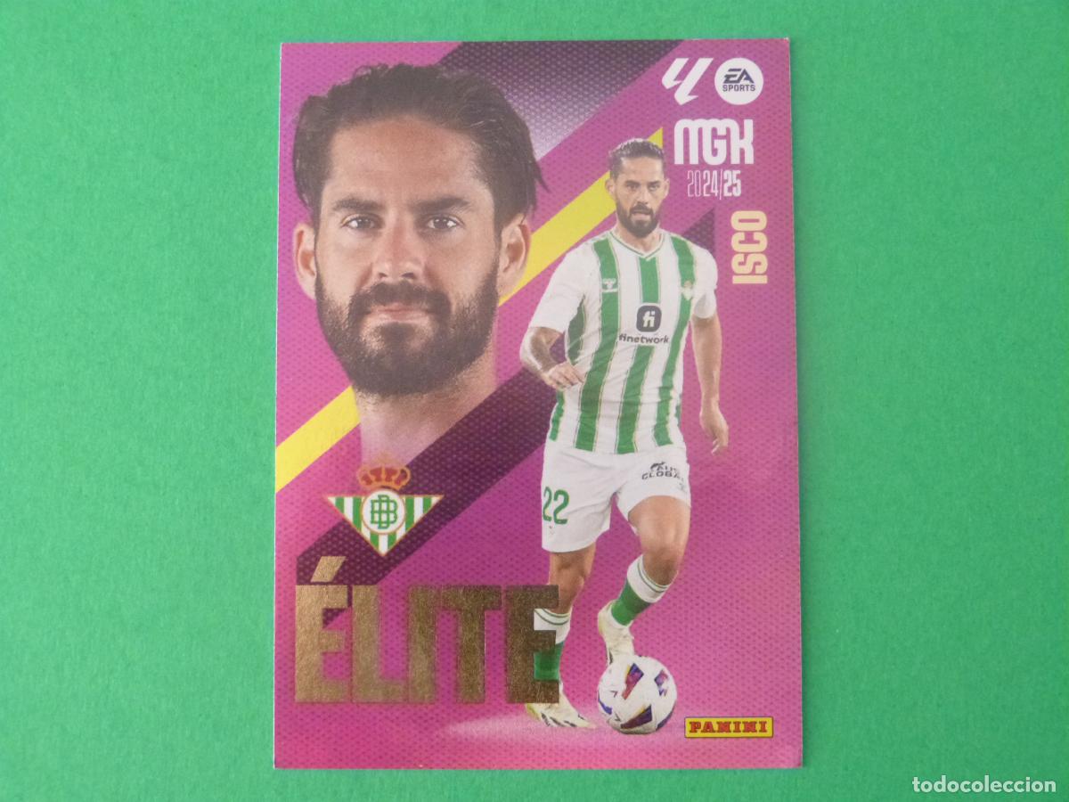 Cromos de f&uacute;tbol: TRADING CARD FUTBOL ISCO REAL BETIS BALOMPIE ELITE N&ordm; 6 LIGA MEGACRACKS 2024-2025/24-25 PANINI