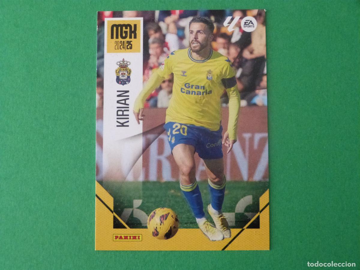 Cromos de f&uacute;tbol: TRADING CARD FUTBOL KIRIAN U.D. LAS PALMAS N&ordm; 190 LIGA MEGACRACKS 2024-2025/24-25 PANINI