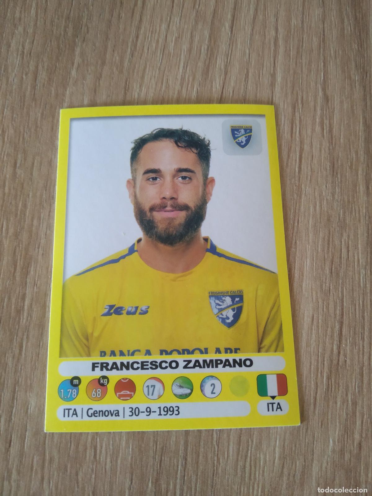Cromos de f&uacute;tbol: 175 FRANCESCO ZAMPANO FROSINONE CROMO FUTBOL PANINI LIGA ITALIA 18-19 CALCIATORI 2018-2019