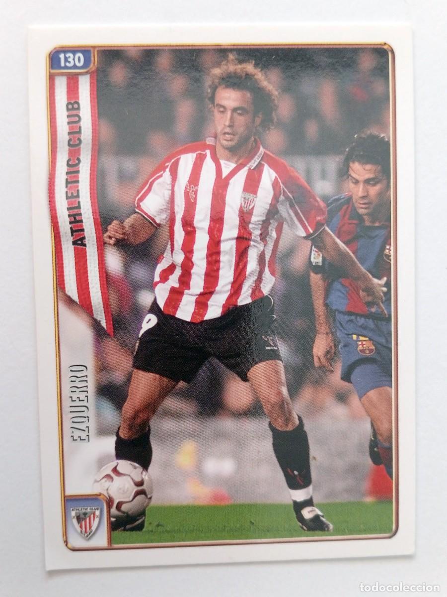 Cromos de f&uacute;tbol: CROMO FUTBOL ATHLETIC DE BILBAO MUNDI CROMO 2004-2005: EZQUERRO